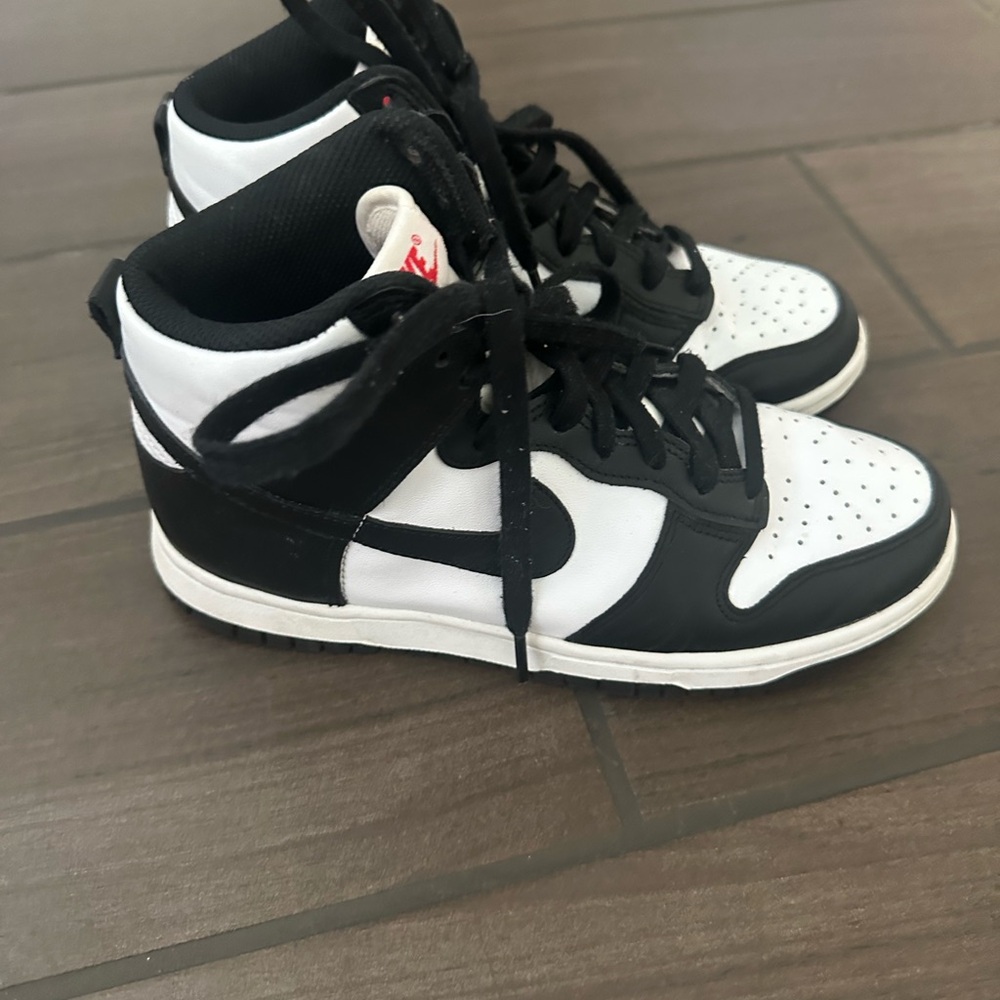 Nike Panda Black & White High Top Sneakers